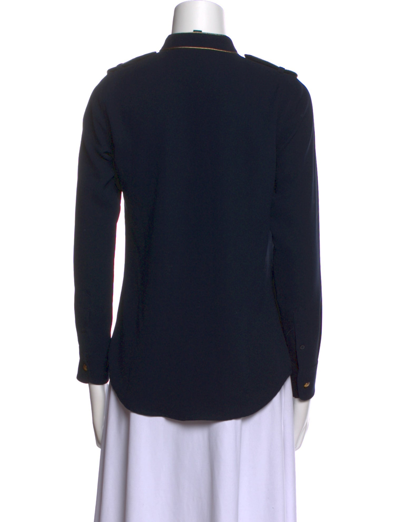 Lauren Ralph Lauren Long Sleeve Button-Up Top